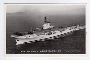 CPA Navire de guerre Porte-Avions ARROMANCHES /RU1 - Imagen 1 de 1