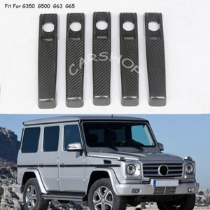 For Benz W464 G500 G63 2019-2023 Carbon Fiber Side Tail Door Handle Cover Trim - Bild 1 von 7