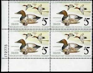1975 DUCK STAMP in PLATE BLOCK MINT, NH RW42 - Picture 1 of 1