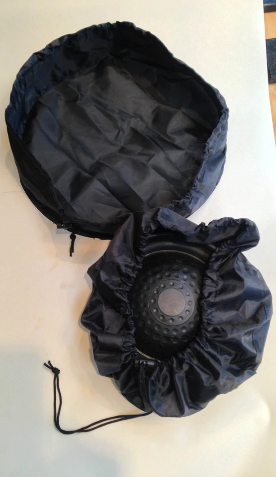 JL GOLF 2er Set verstellbare 16" Universal Nylon Golftrolley Radabdeckungen Zug elektrisch