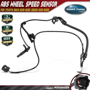 Front Right RH ABS Wheel Speed Sensor for Toyota RAV4 2019-2023 Venza 2021-2023 - Picture 1 of 10