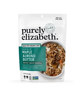 Purely Elizabeth Organic Maple Almond Granola 10 Ounce Gluten Free Vegan - Picture 1 of 6