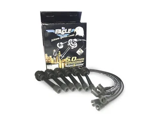 EAGLE IGNITION LEADS & Iridium SPARK PLUGS Fits Mitsubishi Pajero NL-NP 97-04 - Picture 1 of 4