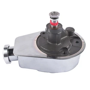 Servolenkungspumpe für Chevy BBC SBC 350 454 Chrom 5/8“ Key Way Shaft Style - Bild 1 von 10