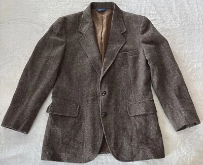 De Colección Pendleton Abrigo Deportivo Para Hombres 42 Largo Blazer Traje Chaqueta Marrón Tweed Lana EE. UU. Foto 1 de 4