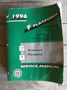 1996 F-Platform Camaro Firebird OEM Factory Service Shop Manual Bk 2 Of 2 - Picture 1 of 5