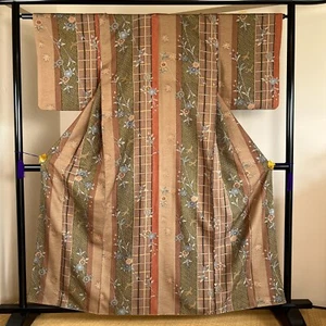 K3013020 Japanese Kimono Polyester Komon Crepe fabric - Imagen 1 de 5