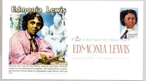 #5663 AFRICAN AMERICAN & NATIVE AMERICAN SCULPTOR EDMONIA LEWIS, BLACK HERITAGE - Picture 1 of 1