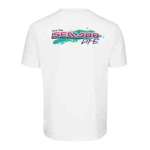MEN'S SEA-DOO RETRO T-SHIRT SEA-DOO MEN'S SHORT SLEEVE TEE 4544571601 3XL - Picture 1 of 7
