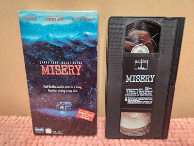 VTG 1991 Stephen Kings "Misery" VHS Tape Stephen King "Misery" Horror VHS Tape Foto 1 de 4