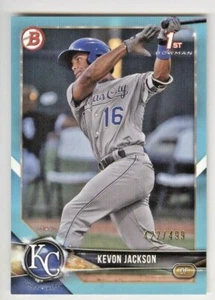 Bowman Draft Sky Blue 2018 Kevon Jackson BD-83 422/499 Royals - Imagen 1 de 2