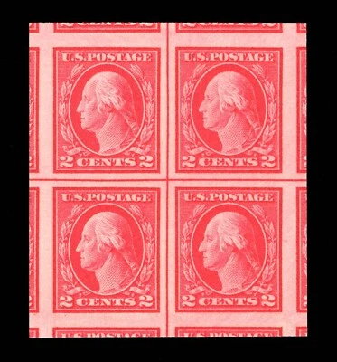 MOMEN: US #482 CENTER LINE BLOCK MINT OG NH PSE GRADED CERT GEM-100J LOT #94777 - Image 1 of 3