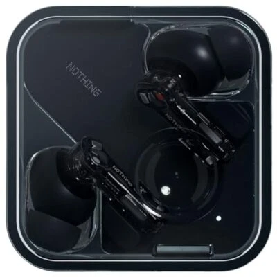 Nothing Ear Wireless Earbuds with ChatGPT Integration Smart ANC Black - Image 1 of 3