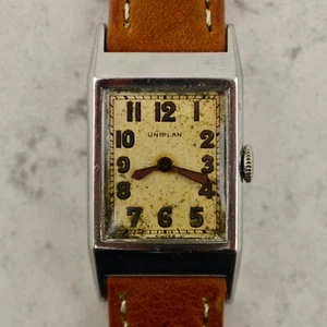 C.1935 Vintage Jaeger LeCoultre Uniplan cal. Lisica Tavannes 064 in steel - Picture 1 of 11