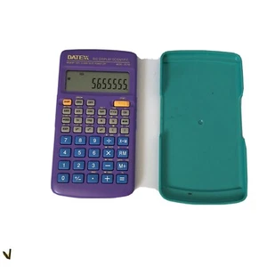 Datexx DS-700 Scientific Calculator Purple Blue Used Tested Works A1.2 - Picture 1 of 5