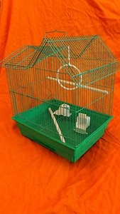 JAULA para pájaros, modelo Guyana 45 cms. alto. Verde. - Imagen 1 de 3