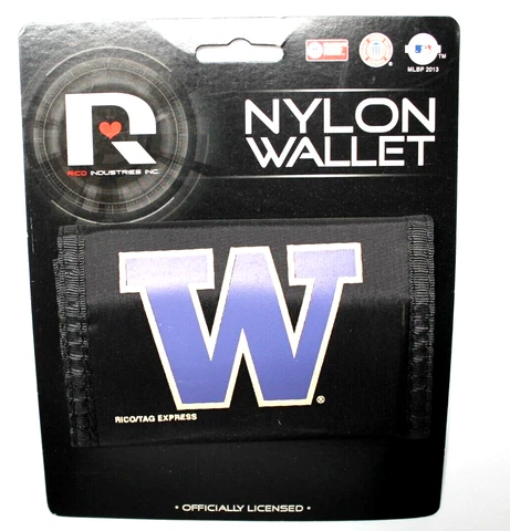 NCAA Rico Industries Nylon Trifold Wallet University of Washington Cover