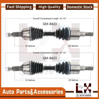 Eje delantero TrakMotive 2 piezas para Chevrolet Colorado 2015 2016 2017 2018 Foto 1 de 2