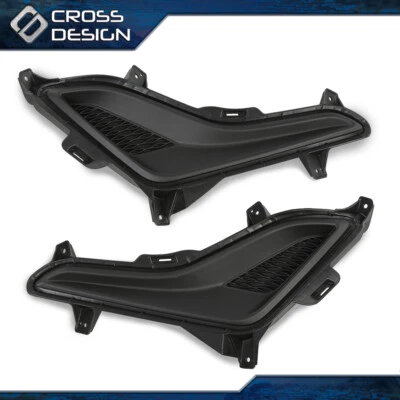 1Pair Fog Light Covers Fit For 2014 2015 2016 Hyundai Elantra Front Left & Right - Изображение 1 из 4