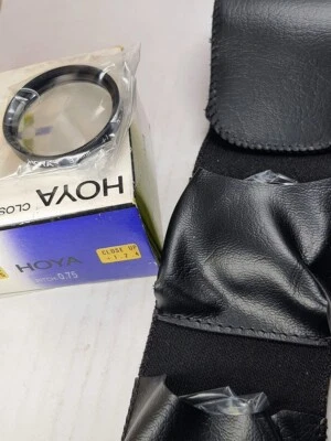 Hoya Genuine 37mm Close-Up Lens Set +1 +2 +4 Glass Lens Filter Japan 37 mm New - Image 1 of 4