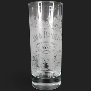 Jack Daniels Old No 7 Whiskey Snowflake Winter 2022 Highball Glass Holiday Cup - Picture 1 of 10