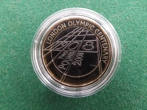 MINT £2 Coin LONDON OLYMPIC CENTENARY TWO POUND COIN BUNC 2008 - Picture 1 of 6