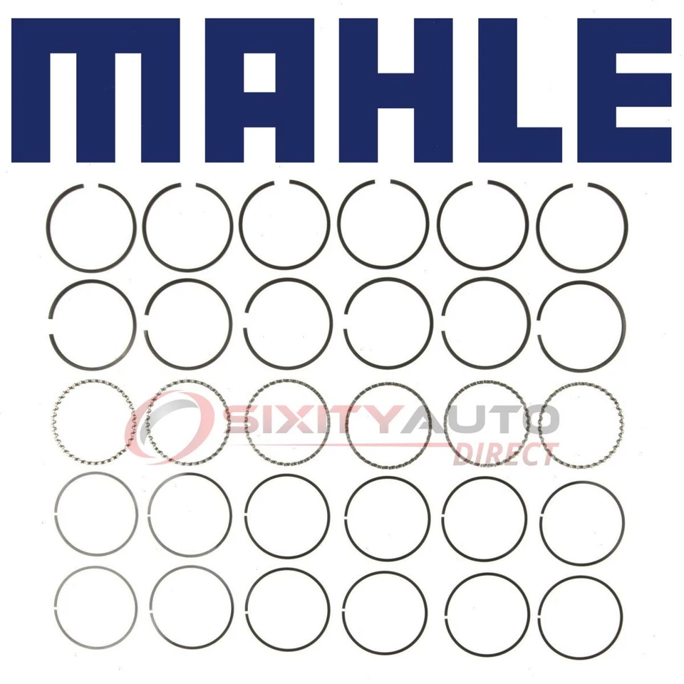 MAHLE Engine Piston Ring Set for 1979-1981 Chrysler Newport 3.7L L6 - fh - Image 1 of 4