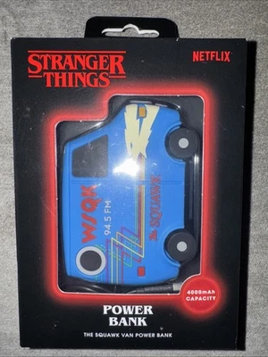 Stranger Things THE SQUAWK VAN Power Bank 4000 mAH Dual Charging Power Bank - Image 1 of 4