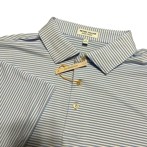Neu mit Etikett Peter Millar Herren XL Sommer bequem Poloshirt Firma bestickt * - Bild 1 von 9
