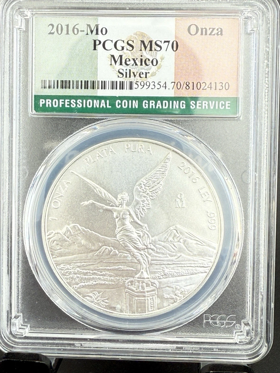 Mexican Libertad MS 70 Graded PCGS Silver Bullion Coins for sale