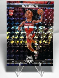 Bub Carrington 2024-25 Panini Mosaic Jam Masters Silver Prizm RC #7 - Picture 1 of 10