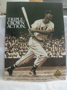 1992 UPPER DECK BASEBALL PROMOTIONAL FOLDER TED WILLIAMS ORIGINAL VINTAGE mint - Picture 1 of 5
