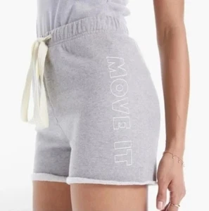 MOTHER DENIM The Bender Move It Frayed French Terry Shorts Shopbop NWT XS $128 - Picture 1 of 9