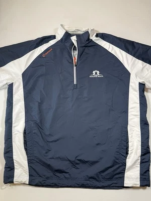 Chaqueta Sunice Para Hombre XL Azul Marino 1/4 Cremallera Rendimiento Monarca Playa Golf Links Foto 1 de 4