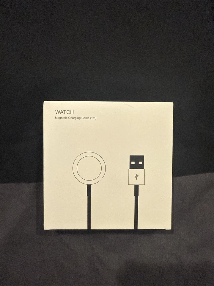 Cable de carga magnético para Apple Watch 1M - blanco Foto 1 de 2