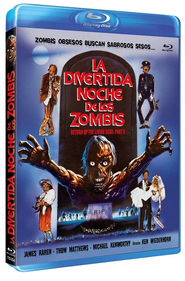 Return of The Living Dead Part 2 Blu Ray 15min Bonus. IMPORT Region ABC
