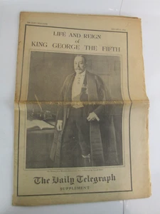 Daily Telegraph Pictorial Suplement Newspaper Jan 21 1936 King George The Fifth - Picture 1 of 12