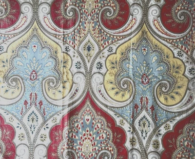 Kravet Echo Latika Festival Designer Fabric Remnant 24"x24" - Image 1 of 3