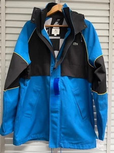 Chaqueta LACOSTE Unisex EN VIVO Talla XL Azul Negro Parka BH3272 Abrigo Largo Exterior - Imagen 1 de 13