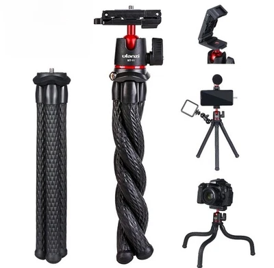 H Flexibles Stativ Handy Kamera | Mini Oktopus Ständer DSLR Halterung mit Remote - Bild 1 von 4