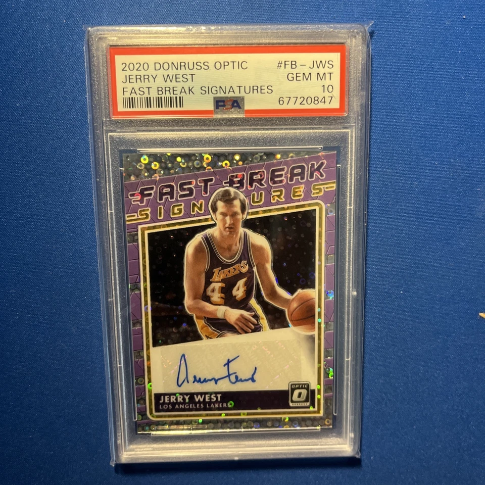 2020-21 帕尼尼 Donruss Optic - 快速突破签名 Jerry West #FB-JWS (AU) — 第 1/3 张图片