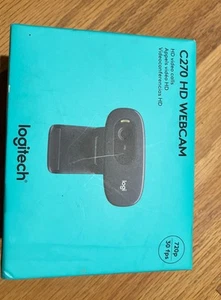 Logitech C270 HD Kamera internetowa Wideokonferencje High Definition 720p fabrycznie nowa zapieczętowana - Zdjęcie 1 z 6