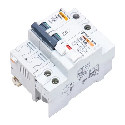 MERLIN GERIN C60H-C20 24988 + vigi C60 26681 MERLIN GERIN, circuit breaker C2... - Image 1 of 4