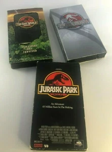 Lot of 3 JURASSIC PARK Trilogy lot VHS - Picture 1 of 2
