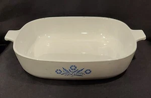 CORNINGWARE P-10-B Blue Cornflower 10" Casserole Dish NO LID Vintage - Picture 1 of 5