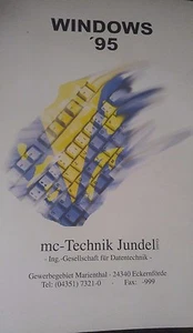Windows 95 (Einsteiger-Buch - Mc-Technik Jundel) - Imagen 1 de 1