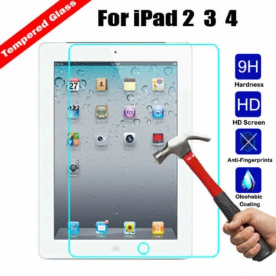 2Pcs For Apple iPad Pro 11 Air 3 mini 5 Premium Tempered Glass Screen Protector - Image 1 of 4