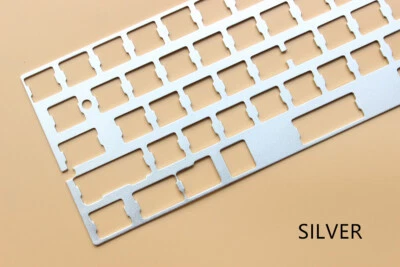 For GH60 POKER Mechanical Keyboard Pcb CNC Anodized Aluminum Plate Frame 1 Pcs - Image 1 of 4