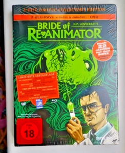 Bride Of Re-Animator. 3-Disc Limited Edition Digibook Blu-ray GERMAN IMPORT. - Picture 1 of 4