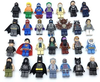 LEGO SUPERHERO MINIFIGURES RANDOMLY SELECTED HERO FIGS DC MARVEL COMICS $5 EACH! - Image 1 of 4